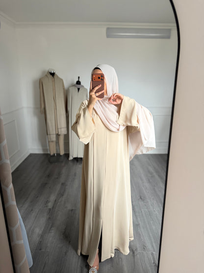 ABAYA SORAYA — beige sous ton different