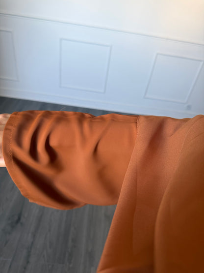 ABAYA SORAYA - terracotta