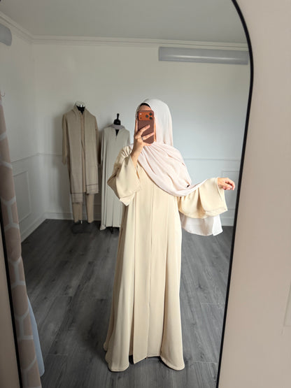 ABAYA SORAYA — beige sous ton different