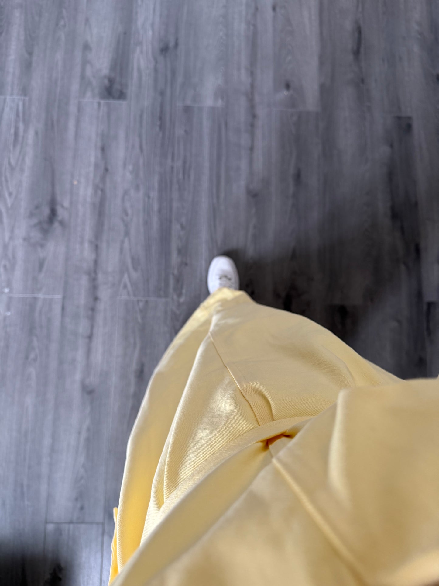 Robe en jean jaune