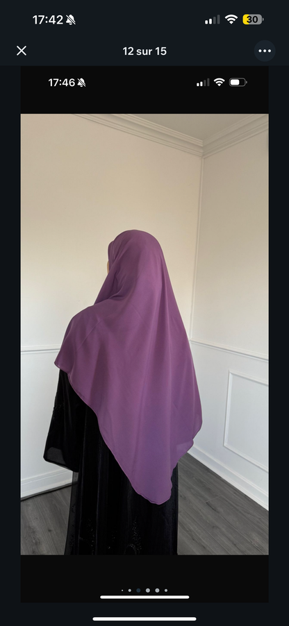 Voile carré mousseline égyptienne