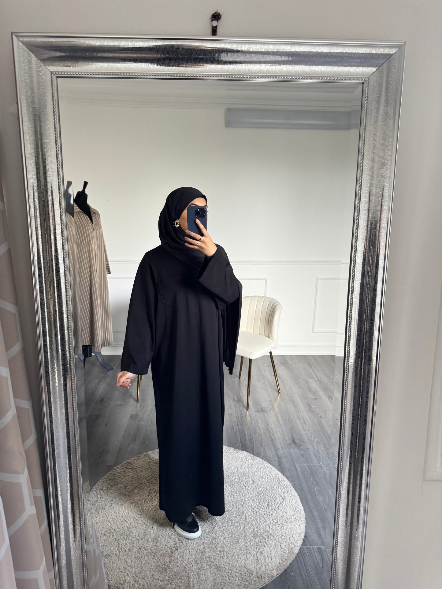 Robe Jersey Noir