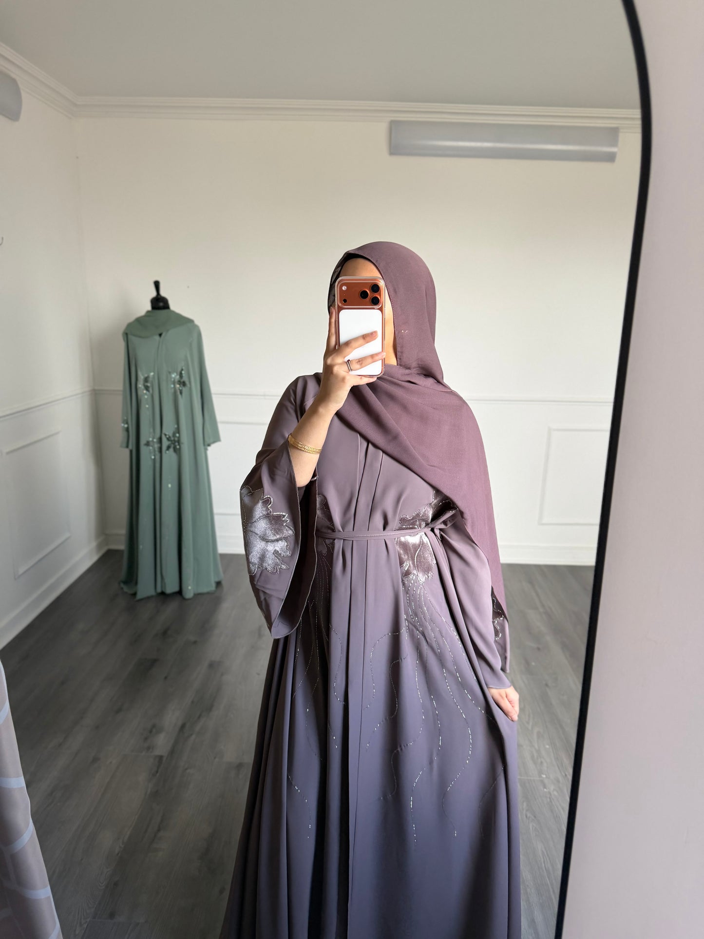 Abaya Fiza - violette
