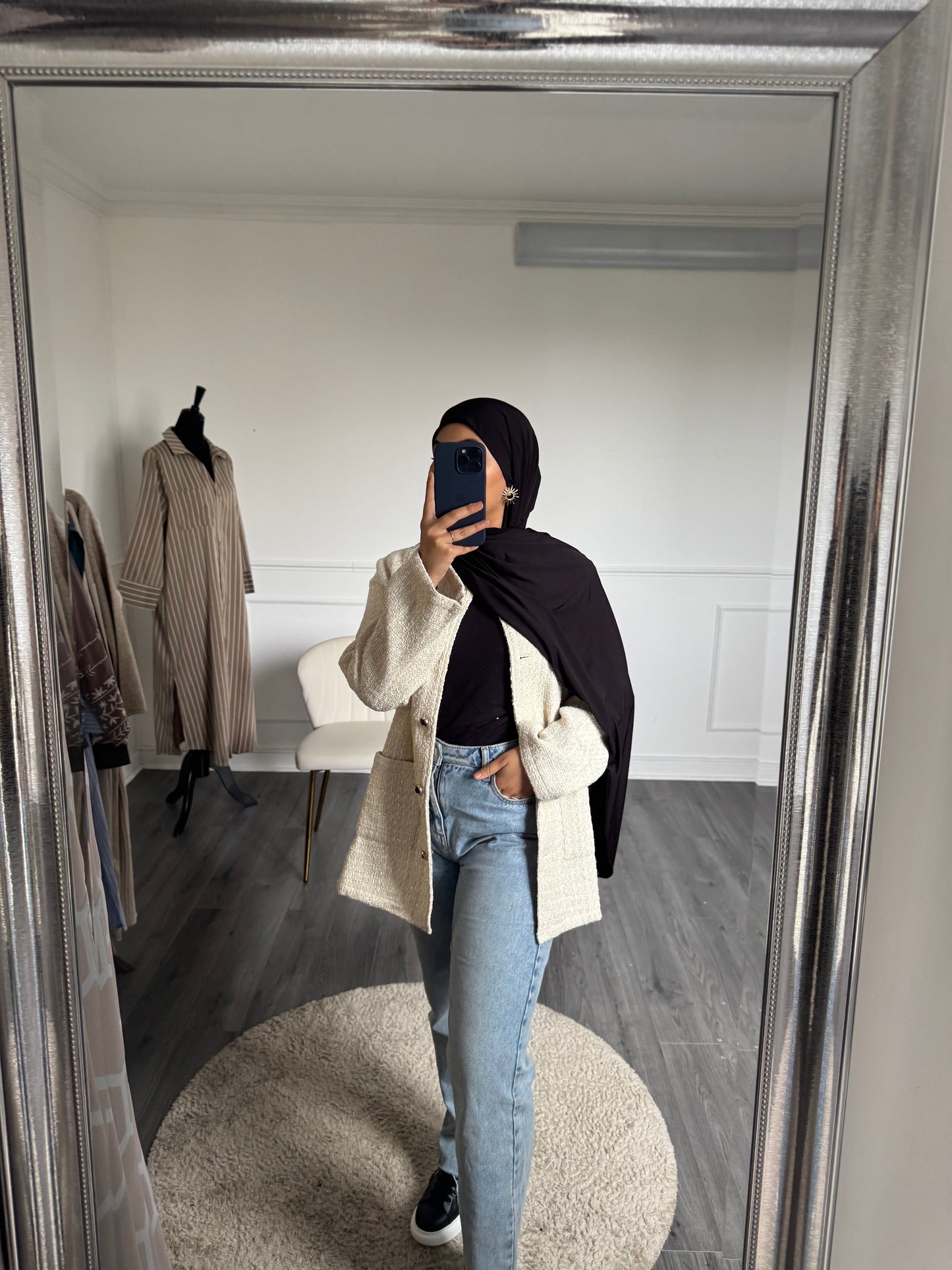 Veste chic crème