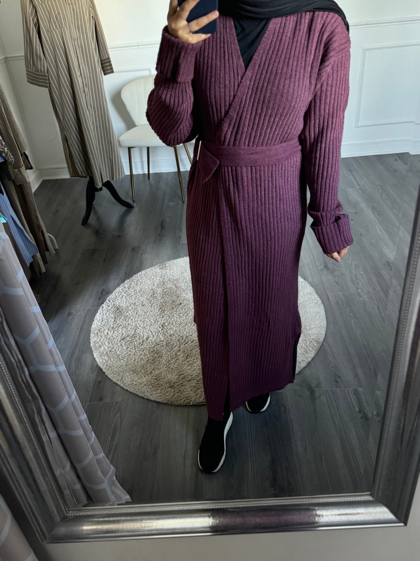 Gilet portefeuille - Prune