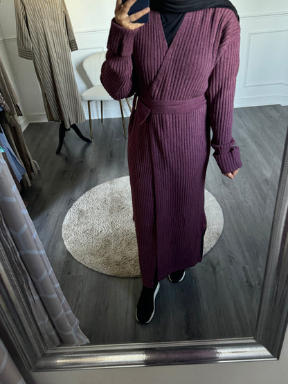 Gilet portefeuille - Prune