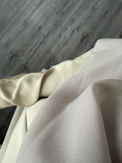 ABAYA SORAYA — spécial couleur taupe  sauge