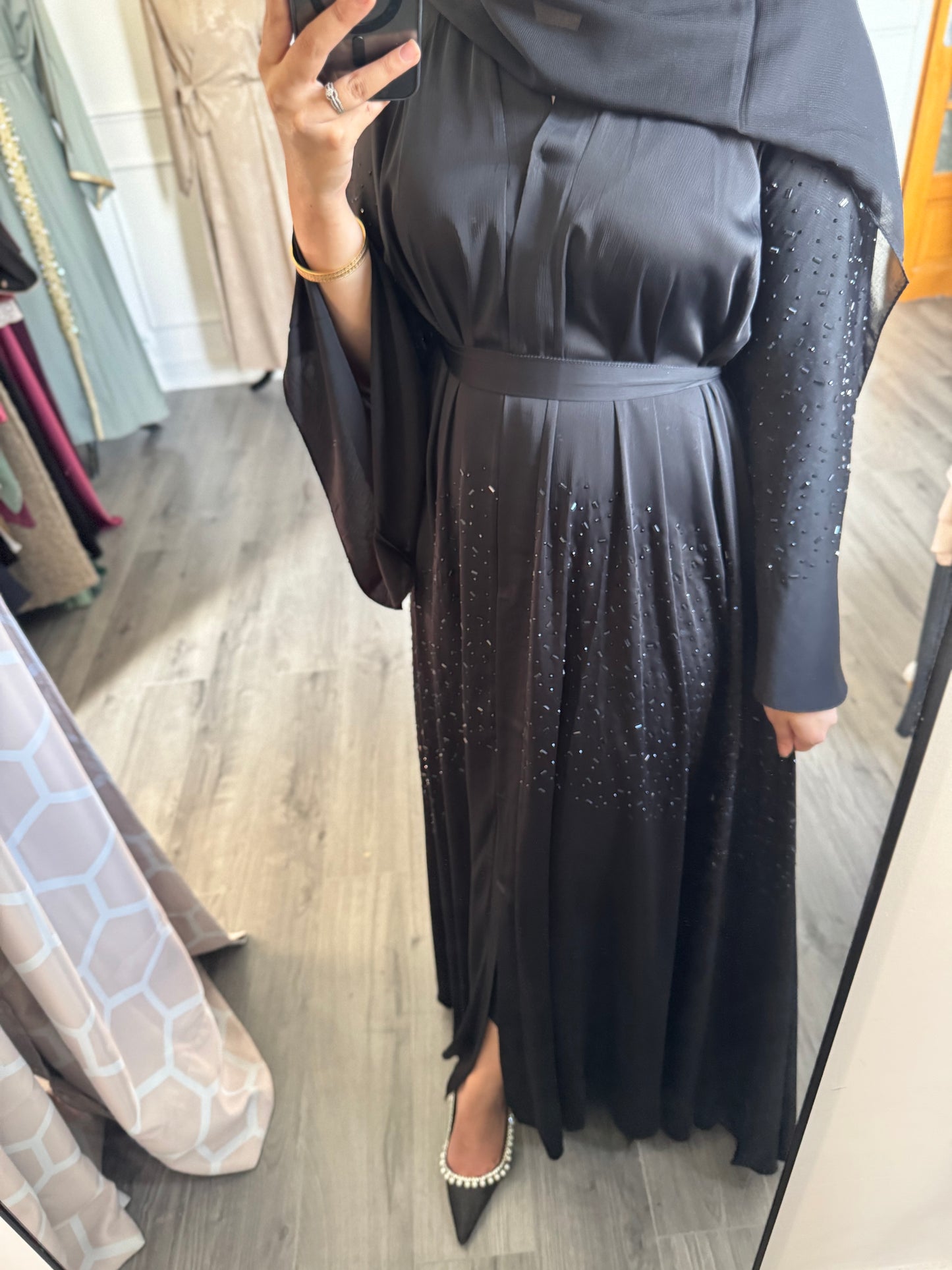 Abaya Luna à strass