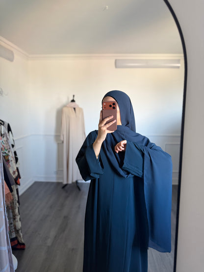 ABAYA SORAYA - Bleu canard