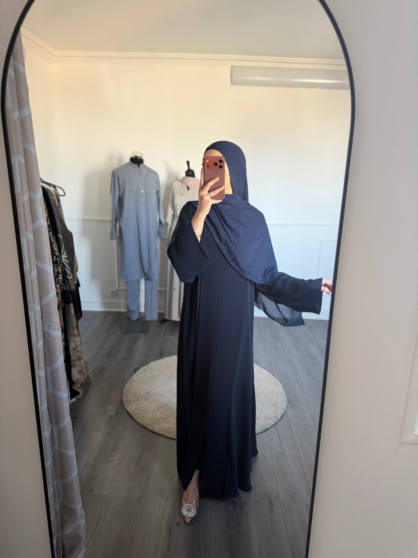 ABAYA SORAYA — bleu marine
