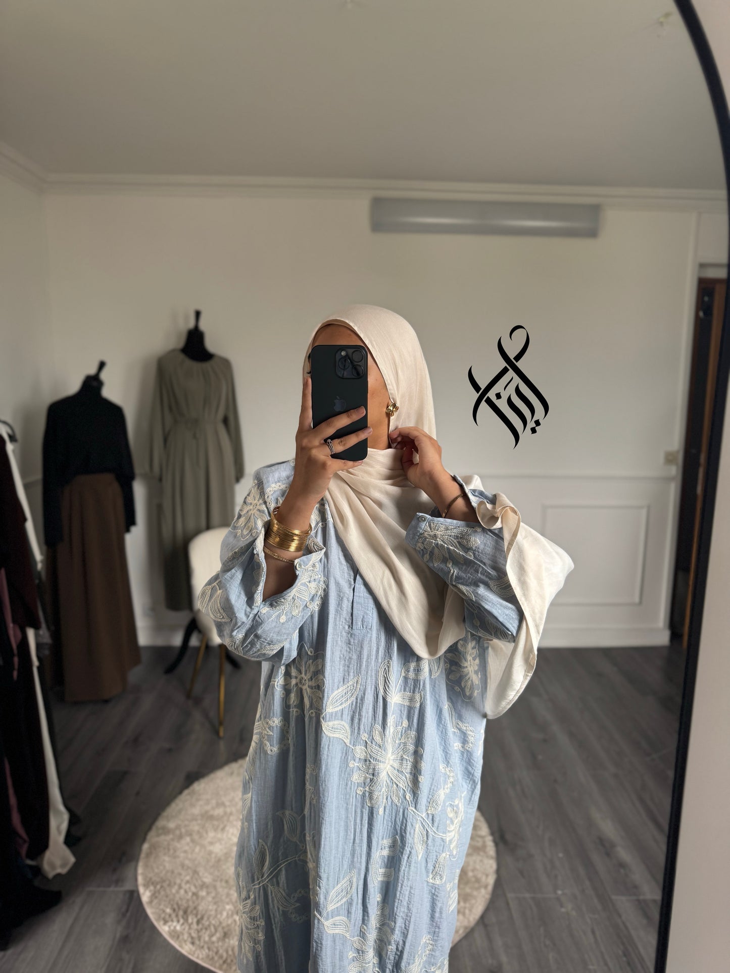 Robe Bahar - Bleu