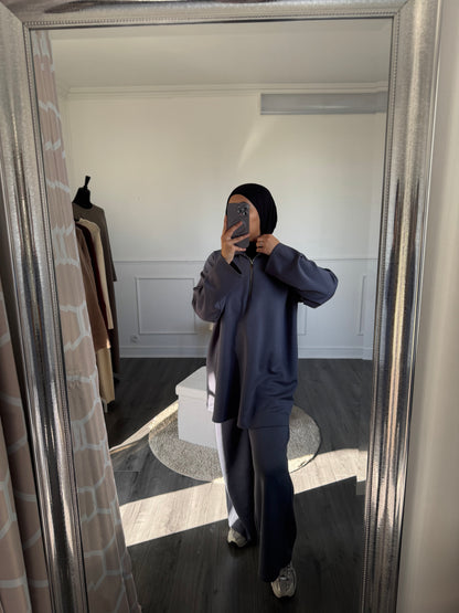 Ensemble cosy gris