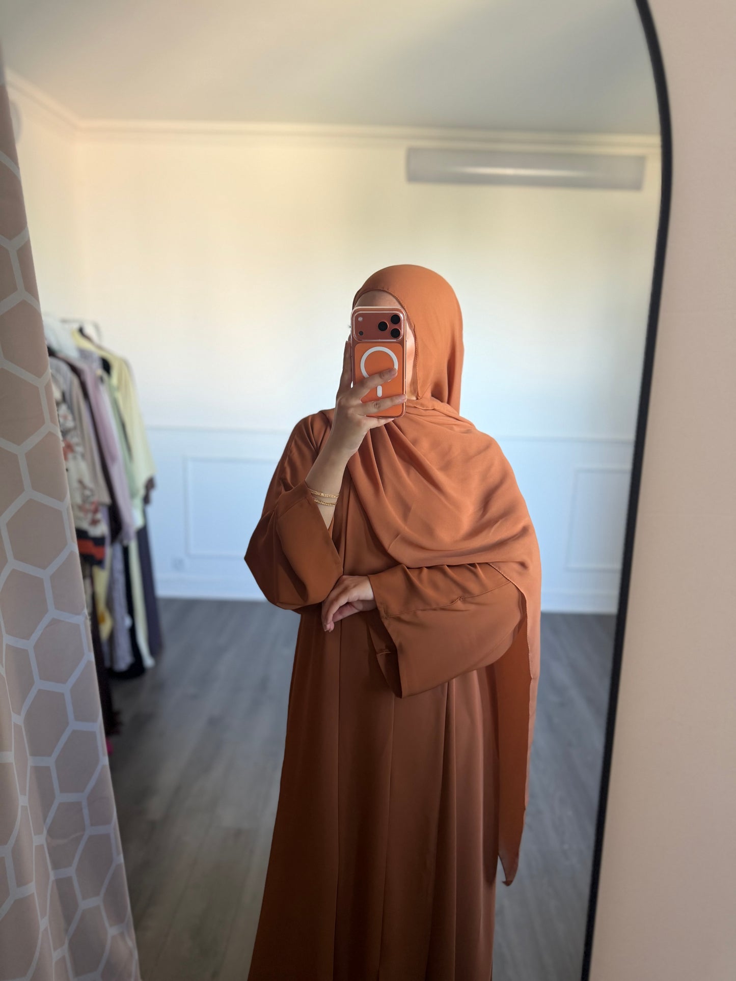 ABAYA SORAYA - terracotta