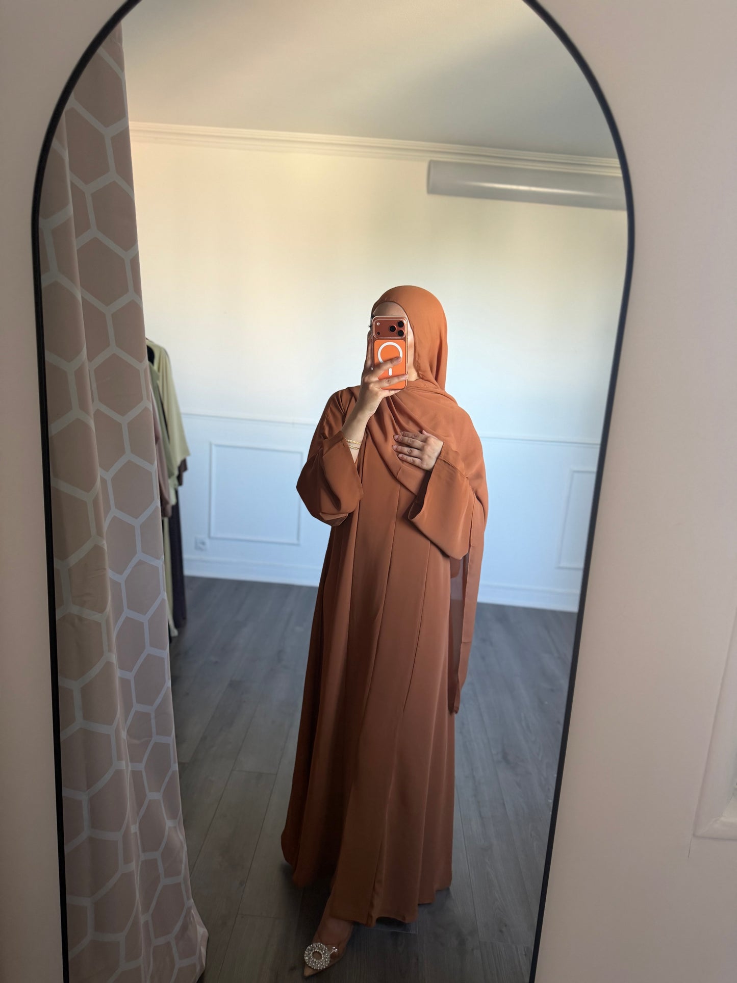 ABAYA SORAYA - terracotta