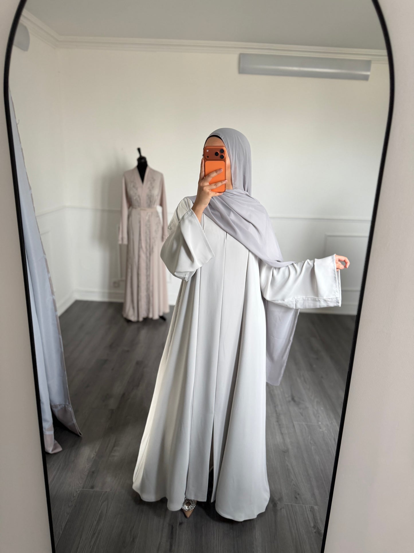 ABAYA SORAYA — Gris clair