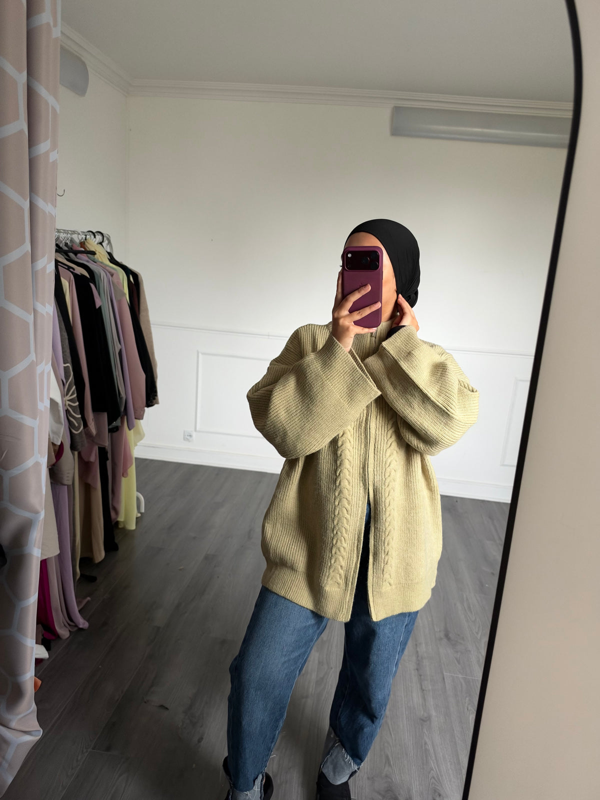 Pull Cosy verte