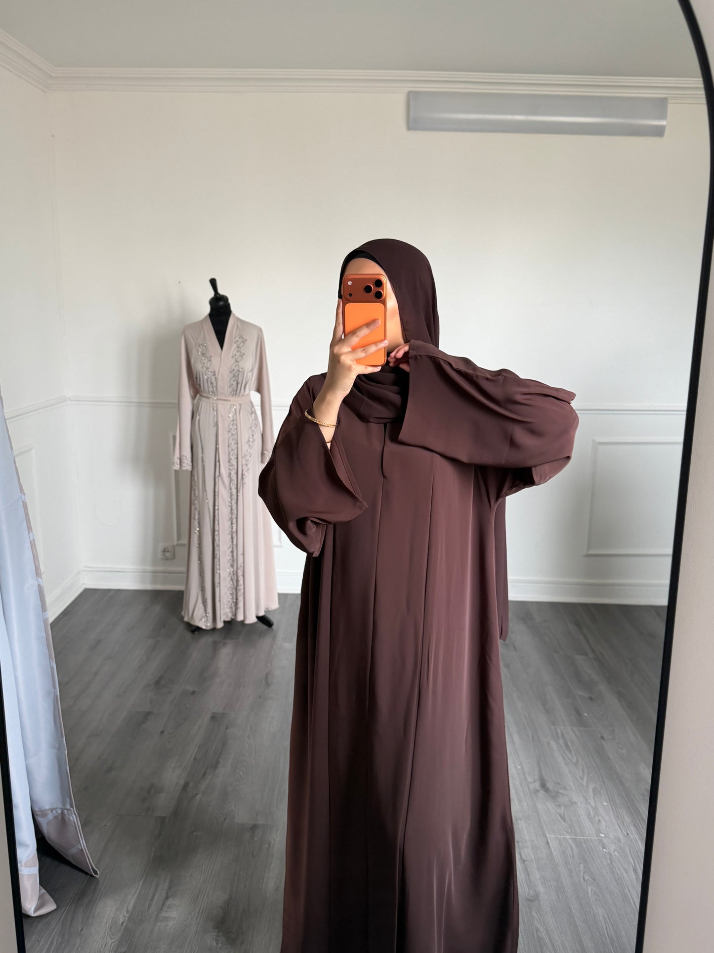 ABAYA SORAYA — Marron froid