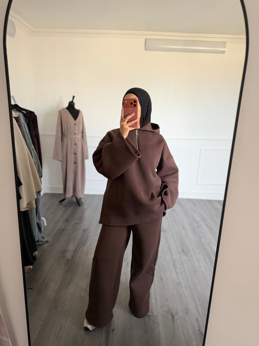 Ensemble marron cosy