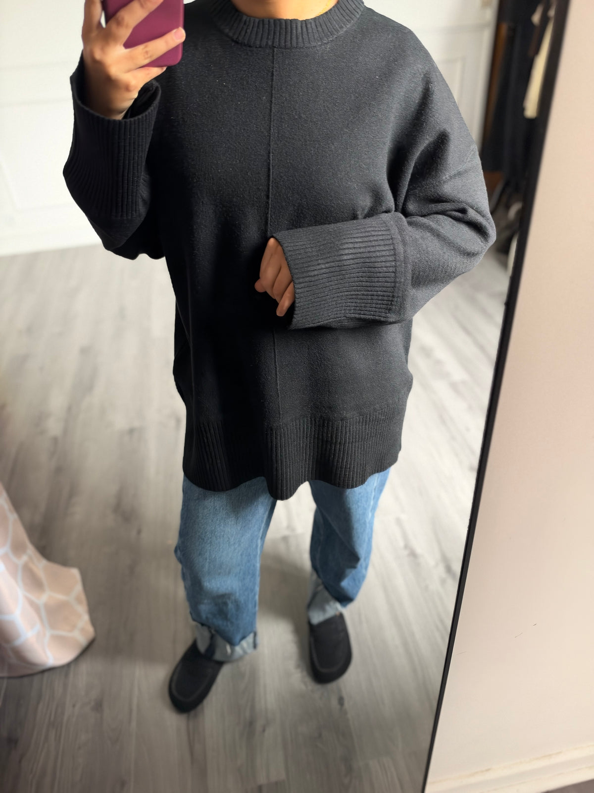Pull simple Noir