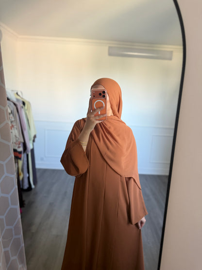 ABAYA SORAYA - terracotta