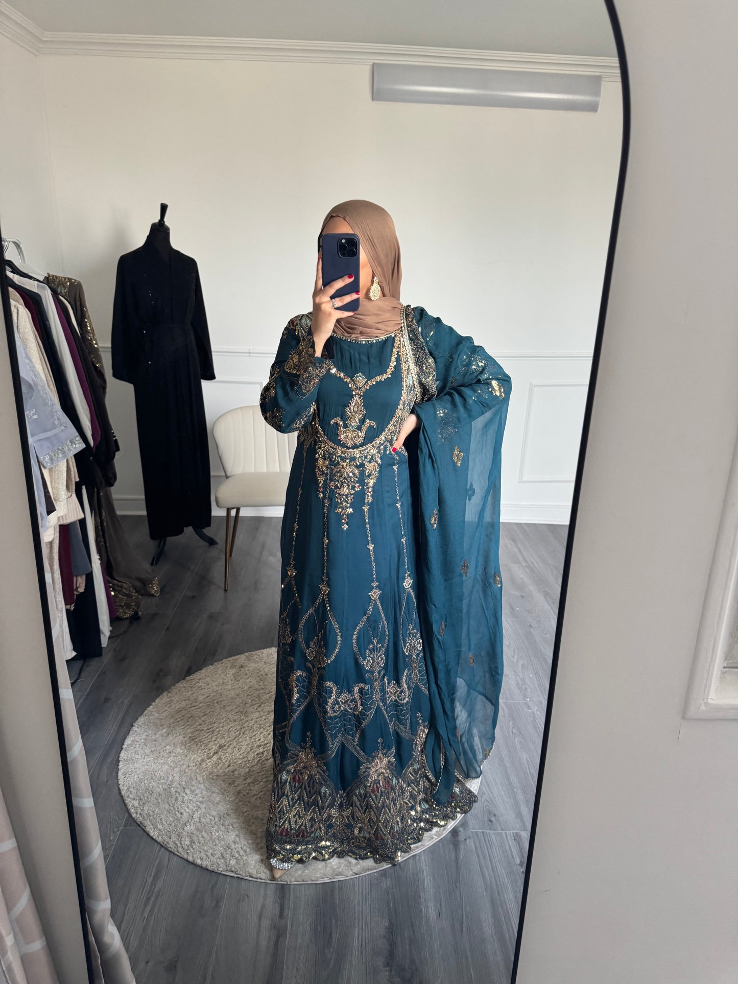 Maxi Laiba - Bleu canard