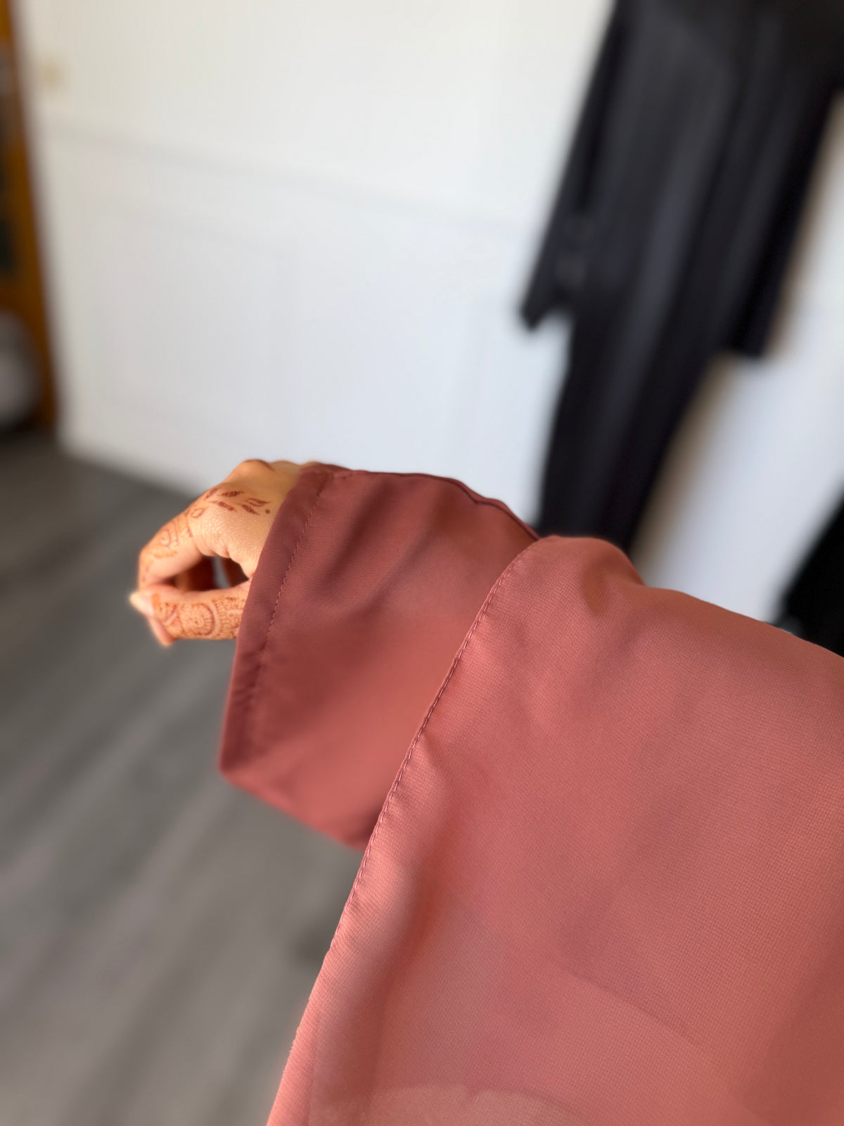 ABAYA SORAYA- Terracota fonce rose