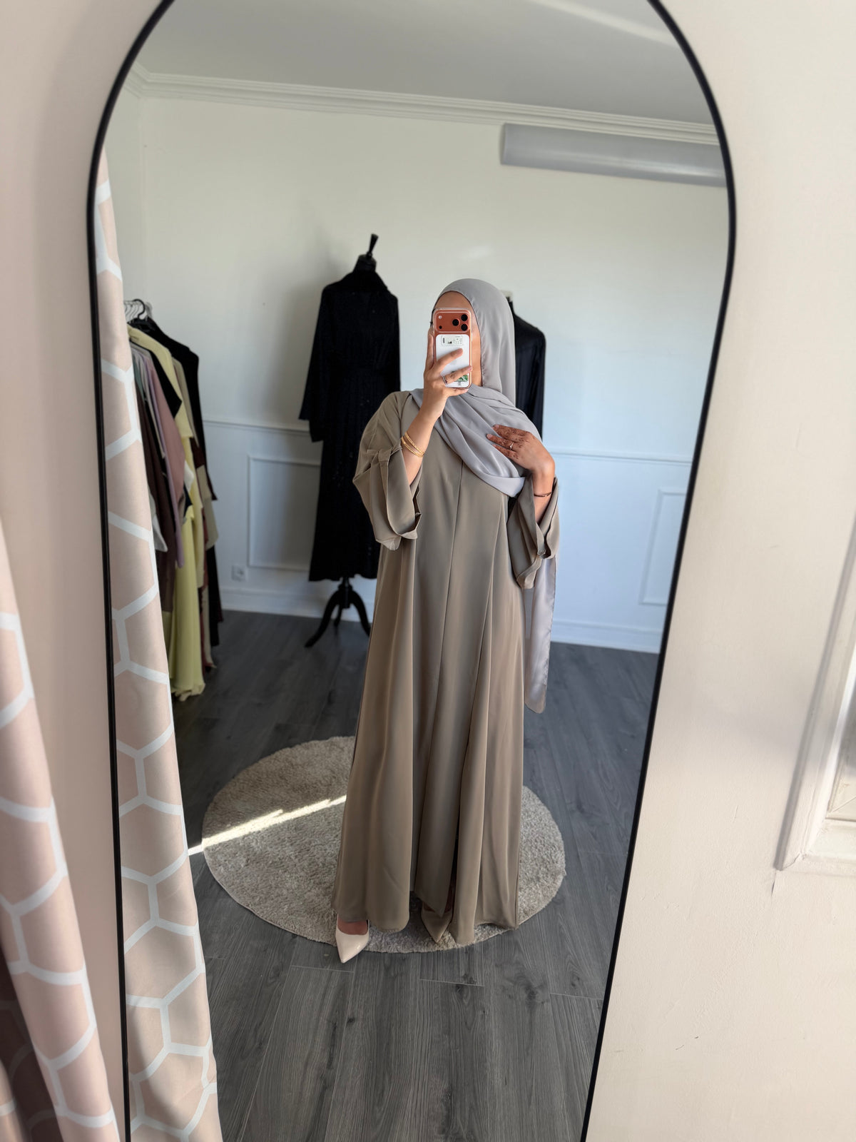 ABAYA SORAYA- Terre cendré