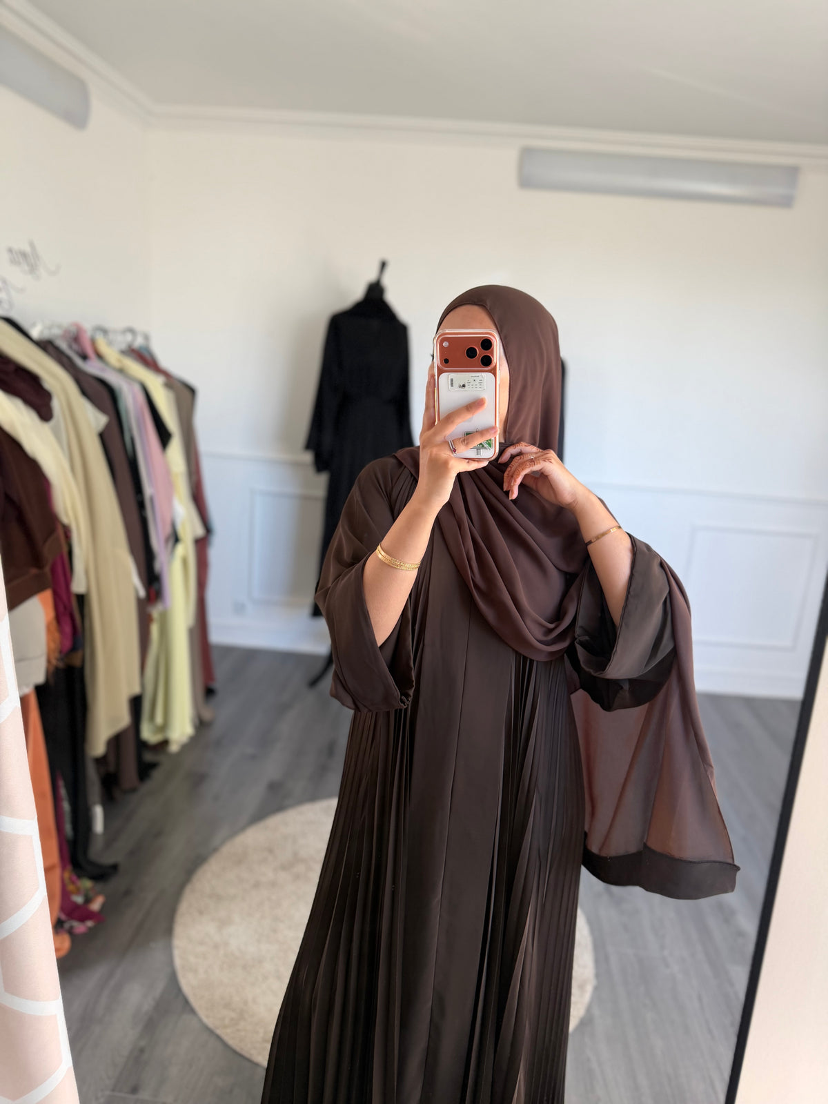 Abaya Noor Marron