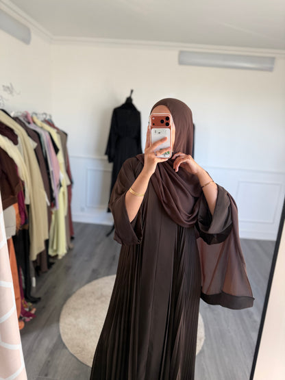 Abaya Noor Marron