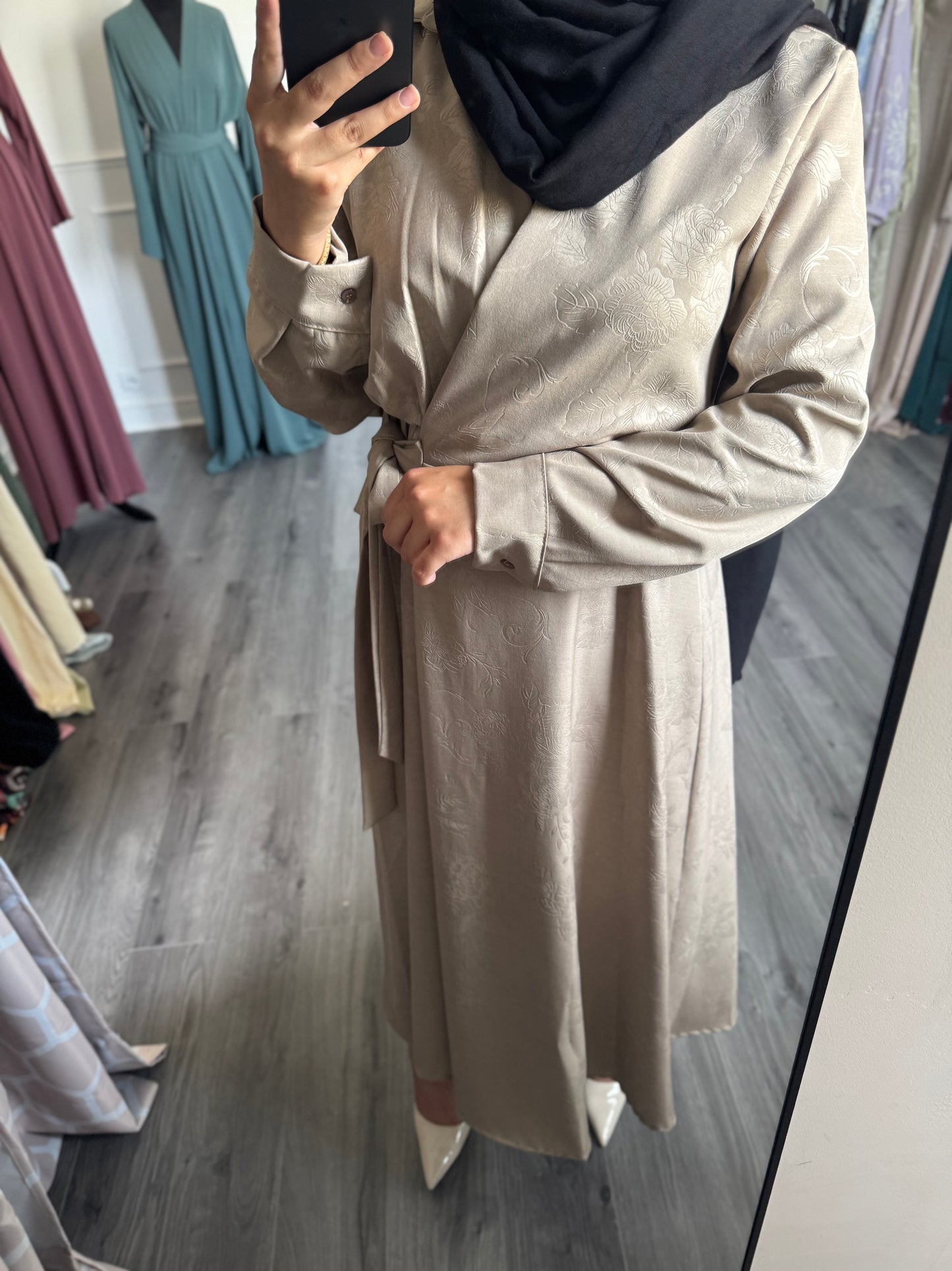 (Beige) Robe Nadia