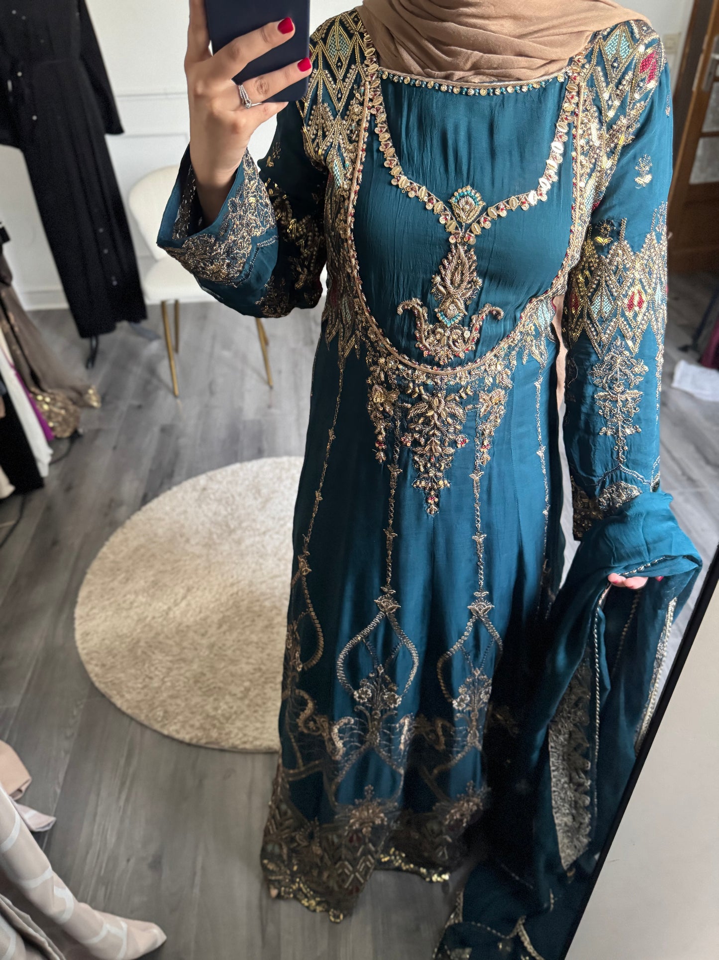 Maxi Laiba - Bleu canard