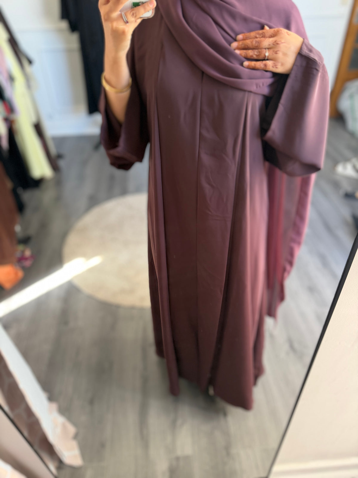 ABAYA SORAYA- Rose balais