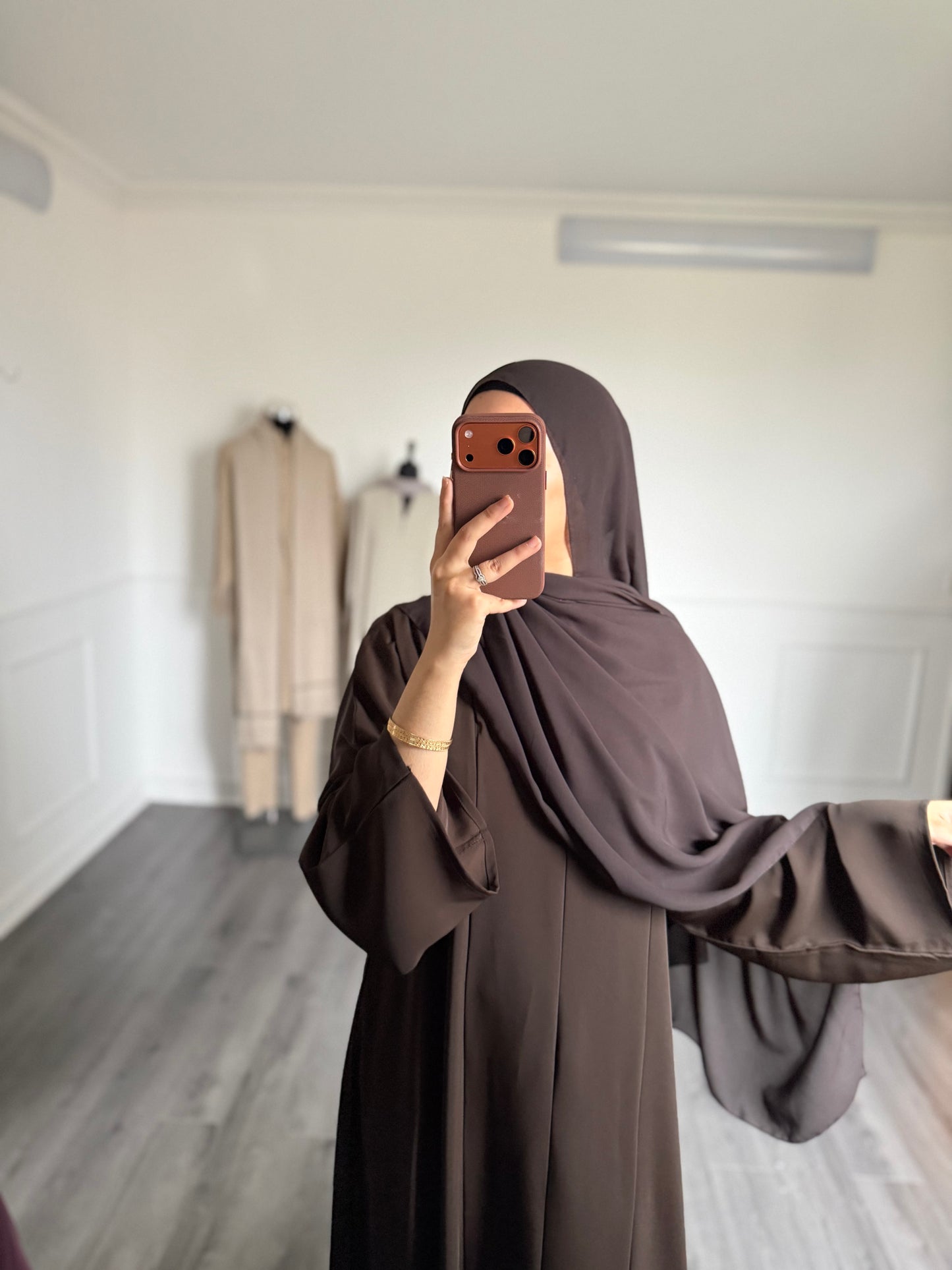 ABAYA SORAYA — Marron Bistre