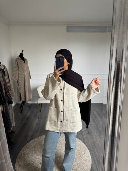 Veste chic crème