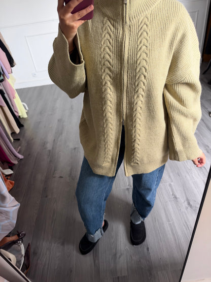 Pull Cosy verte