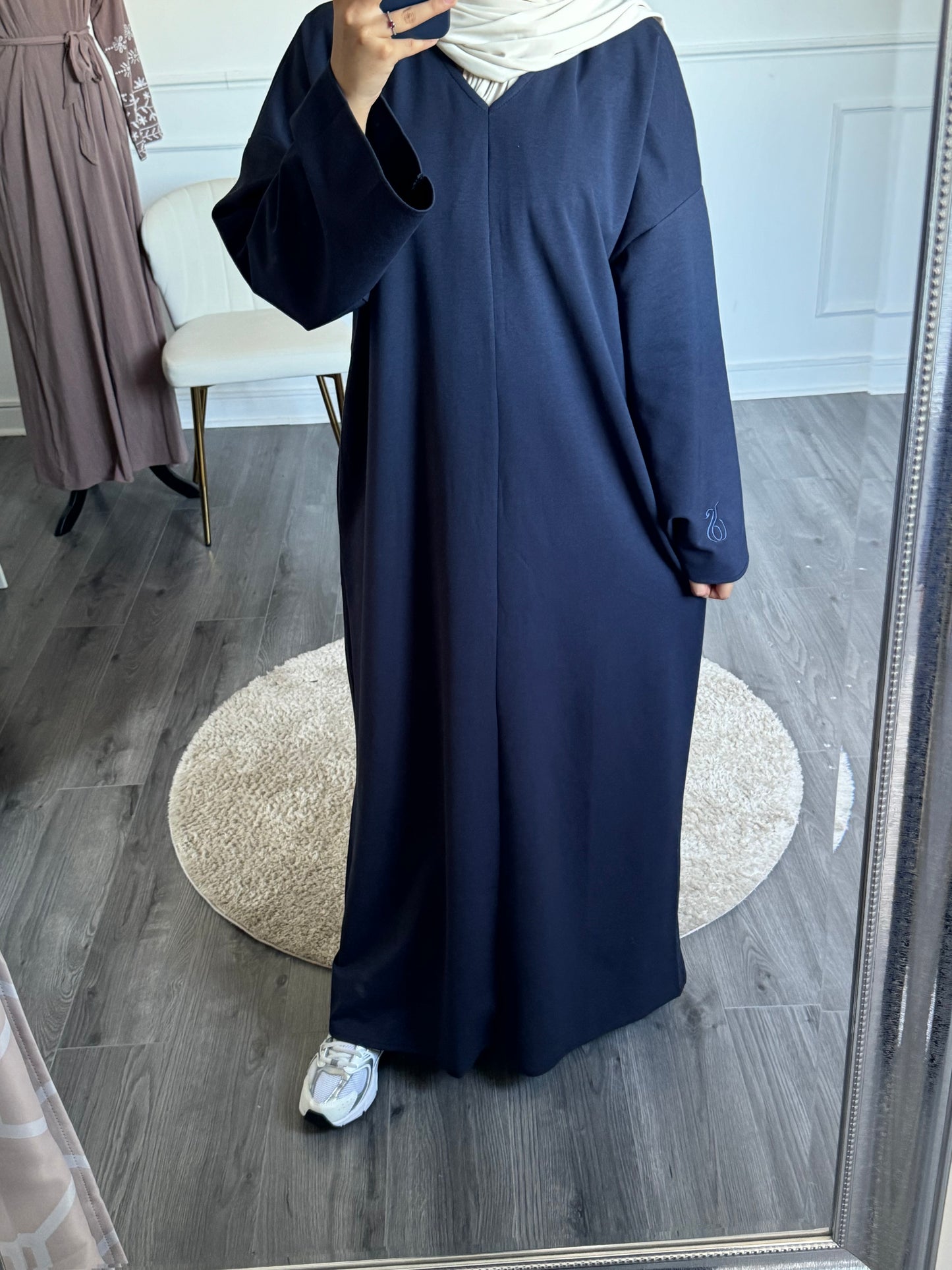 Robe Iman - Bleu marine