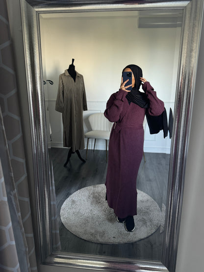 Gilet portefeuille - Prune