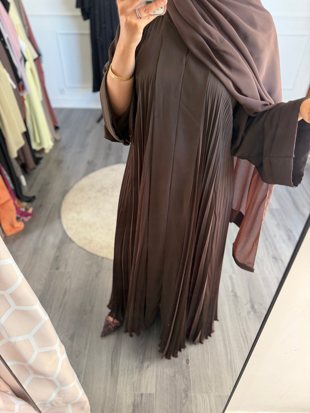 Abaya Noor Marron