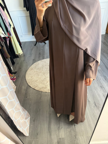 ABAYA SORAYA- Marron poudré