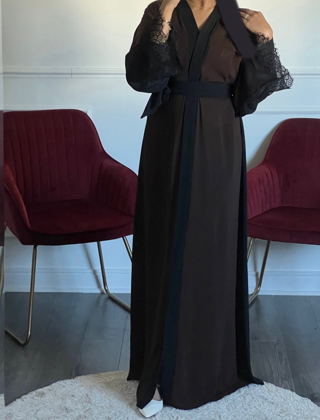 Abaya Hayat - Marron