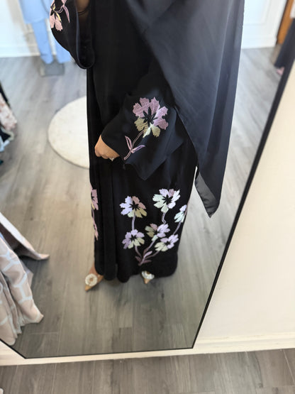Abaya fleurie Naya