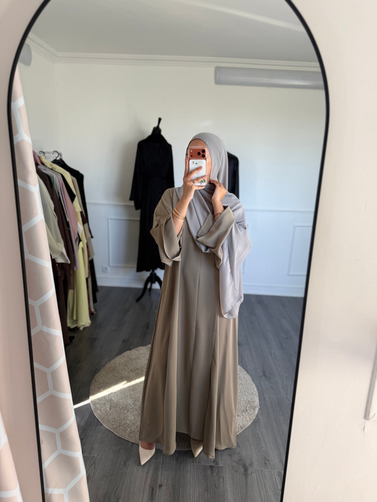 ABAYA SORAYA- Terre cendré
