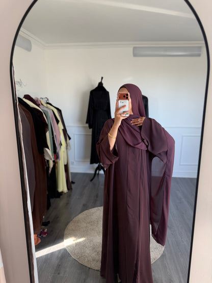 ABAYA SORAYA- Rose balais