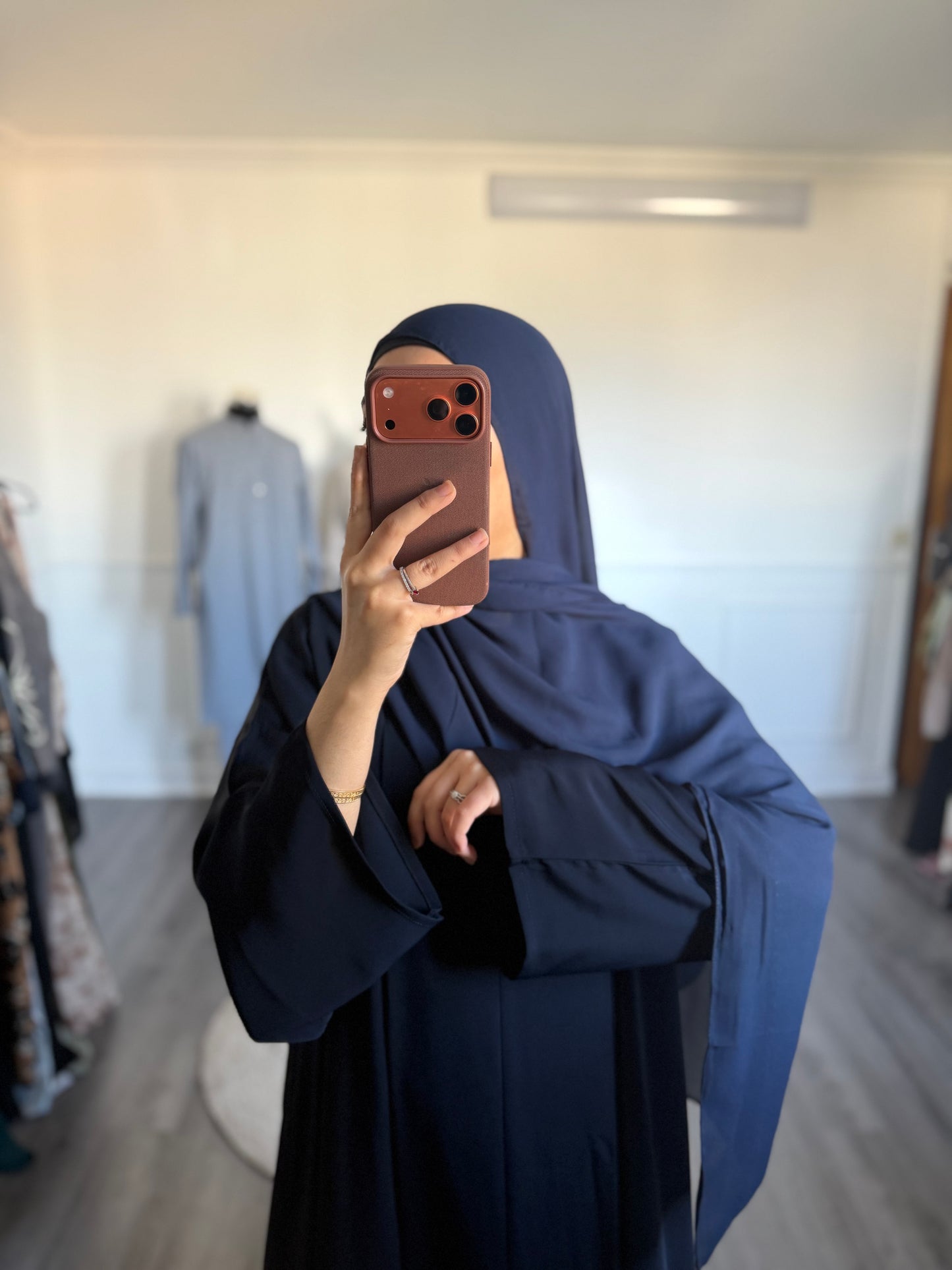 ABAYA SORAYA — bleu marine