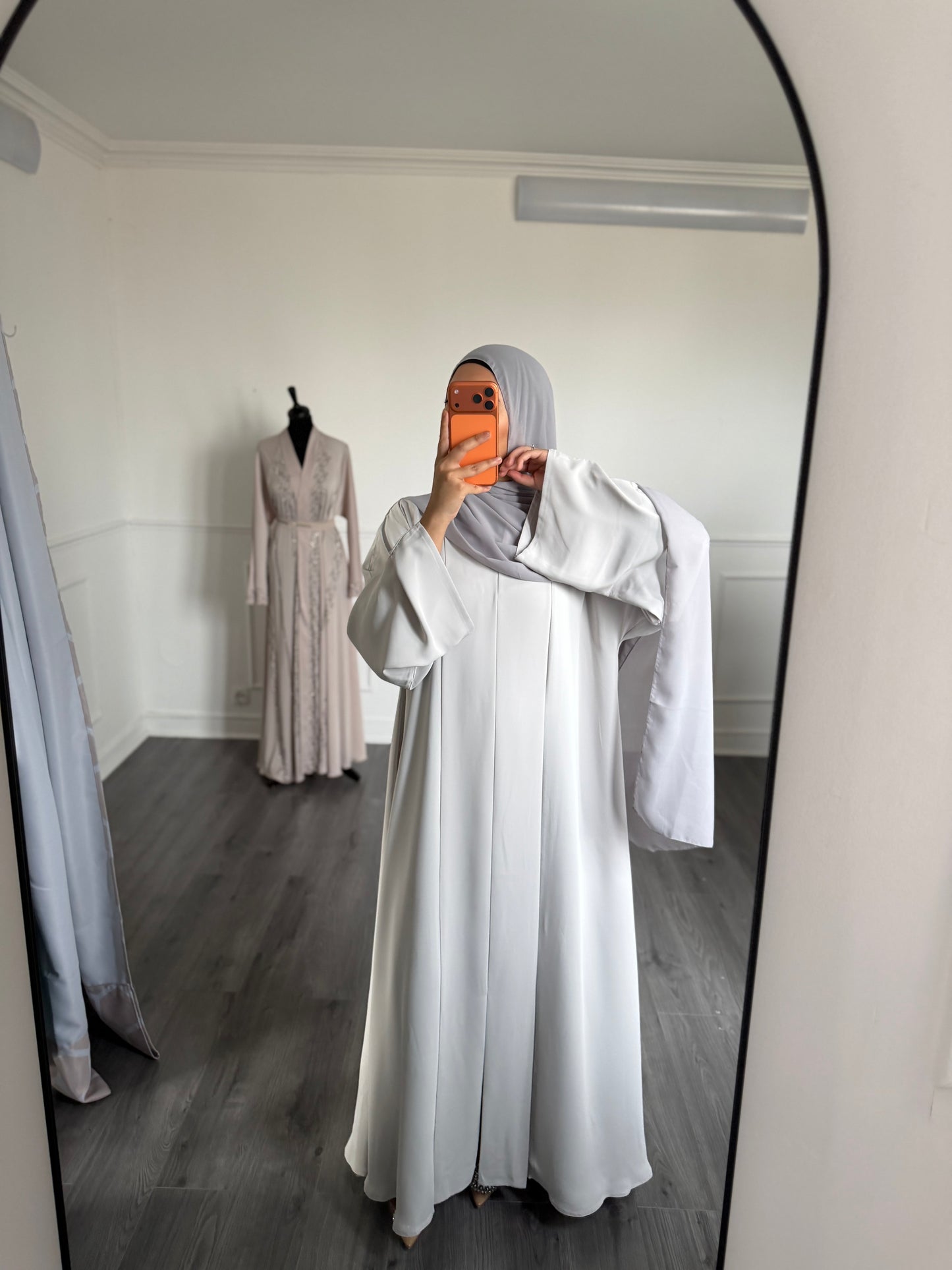 ABAYA SORAYA — Gris clair
