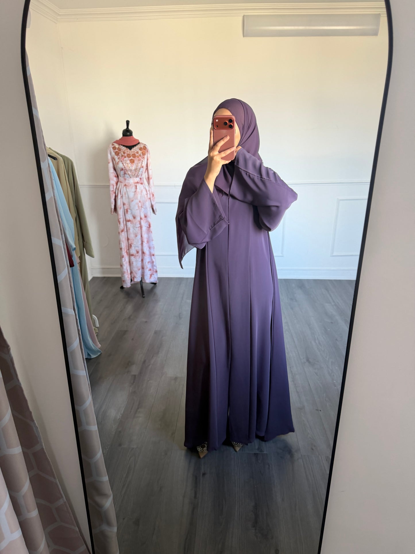 ABAYA SORAYA — Violet foncé