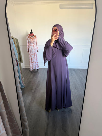 ABAYA SORAYA — Violet foncé