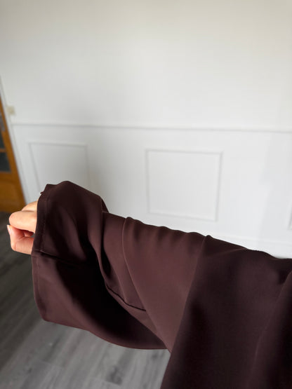 ABAYA SORAYA — Marron froid