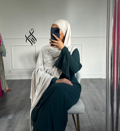 Abaya Enaya Vert