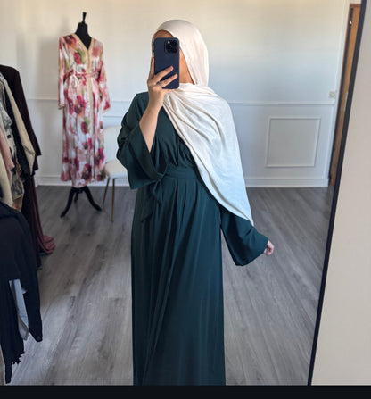 Abaya Enaya Vert